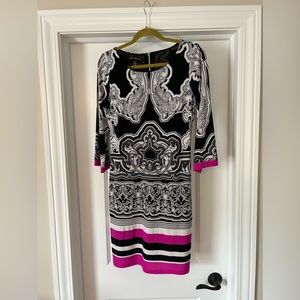 Pretty black and pink dress